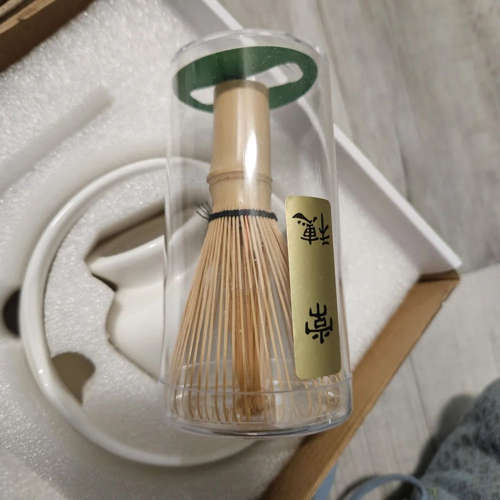5pcs Gift Box Japanese Matcha Whisk Set, Cute Pattern Matcha Kit Includes Matcha
